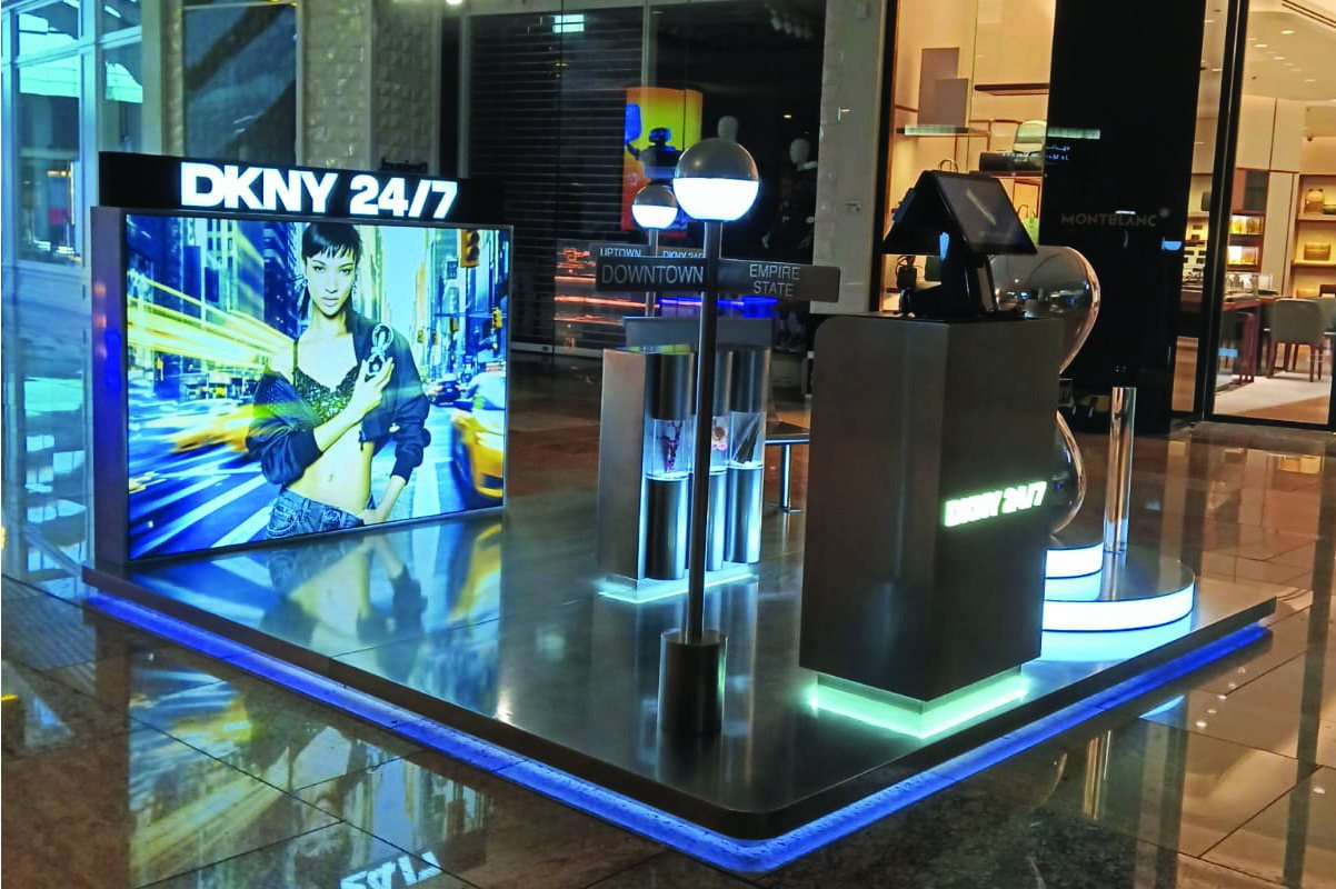 DKNY — pop-ups & kiosks by La Stella Productions