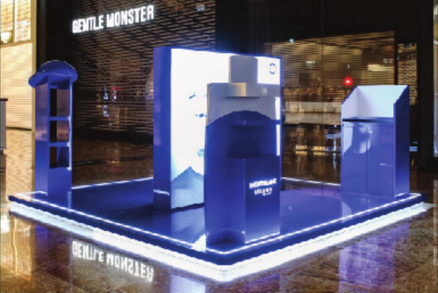 Montblanc promotional podium
